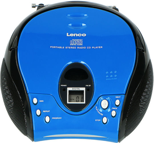 Lenco Sistem Portabil Audio Cu CD MP3 Radio Albastru