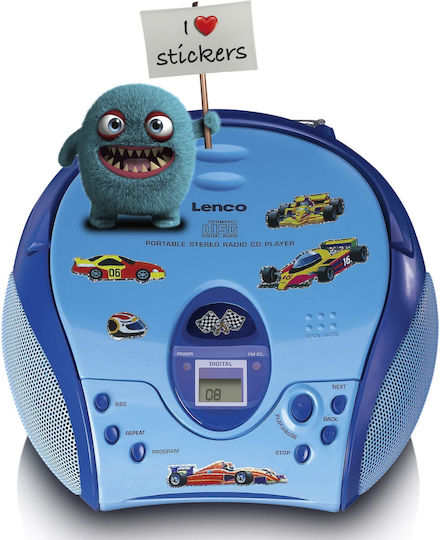 Lenco SCD-24BU Kids Преносима Аудиосистема с CD Радио Син