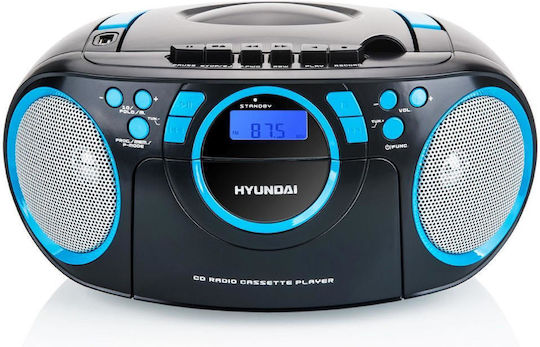 Hyundai Trc788au3bbl Portable Sound System with Radio USB Bluetooth Black