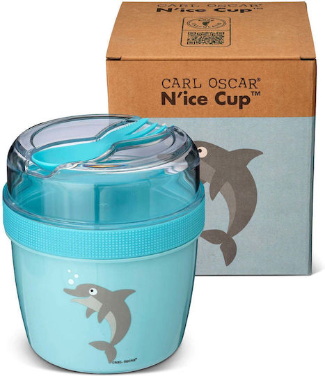 Carl Oscar Plastic Blue Feeding Set 2 pcs