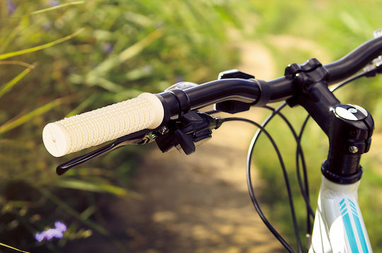 MalTrack Mânere Anatomice Pentru Ghidon De Bicicletă Bej De 88mm Din Cauciuc