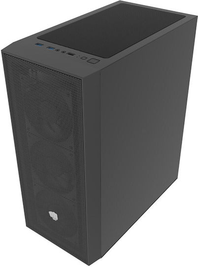 Natec Fury Shobo Sh8f Gaming Middle Tower Carcasă PC cu Panou Lateral Negru