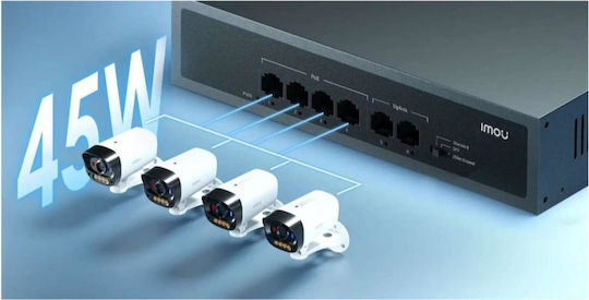 Imou SF110P-65 L2 PoE Switch with 10 Ethernet Ports and 10 SFP Ports