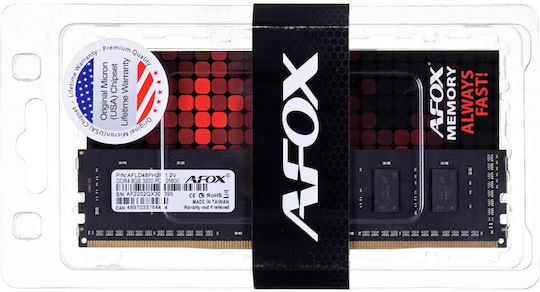 Afox DDR4 με Module 1x16GB και Ταχύτητα 3200 για Desktop