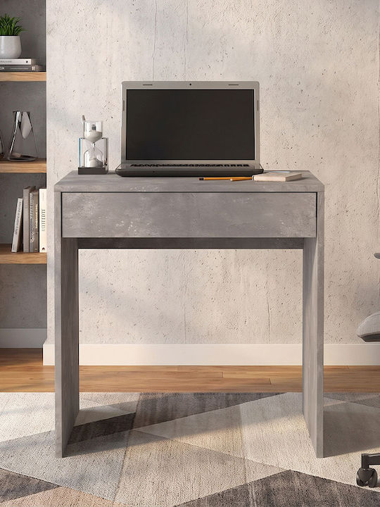Γραφείο Mida Ξύλινο Γκρι Σκυροδέματος 72x60x73.8εκ.