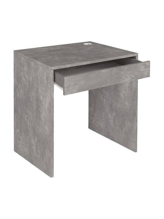 Γραφείο Mida Ξύλινο Γκρι Σκυροδέματος 72x60x73.8εκ.