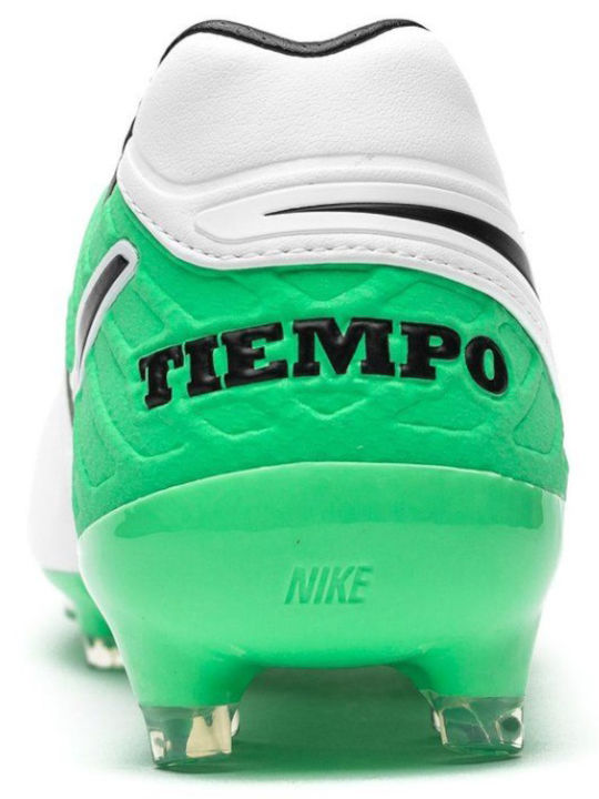 Nike Tiempo Legacy II FG Ниска Футболни обувки с клинове Бели