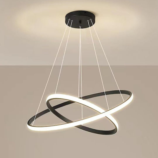 LED Κρεμαστό Φωτιστικό Μαύρο