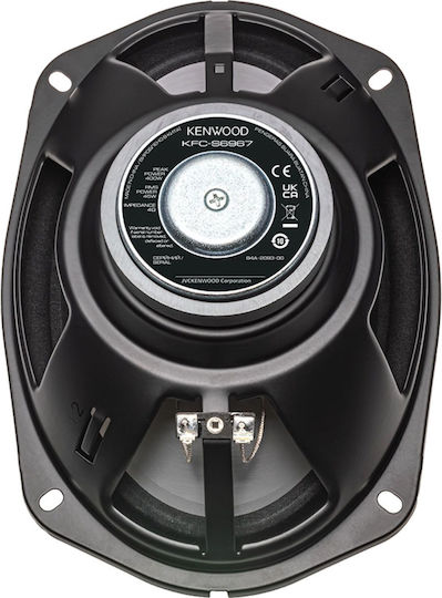 Kenwood Σετ Ηχεία Αυτοκινήτου 6x9" με 45W RMS (3 Δρόμων)