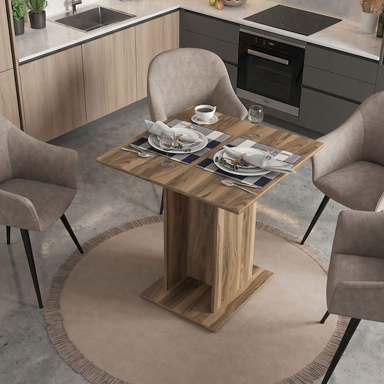 Allos Τετράγωνο Κουζίνας Καρυδί 75x75x77εκ. Allos Τετράγωνο Κουζίνας Καρυδί 75x75x77εκ.