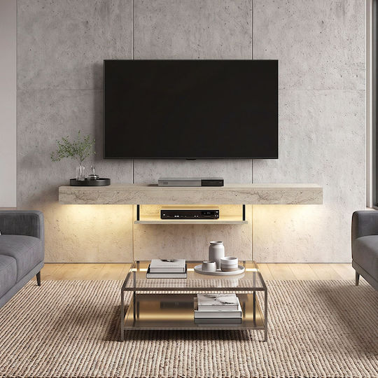 Albares Επιτοίχιο με Φωτισμό Led Travertine 150x29.6x22εκ. Albares Επιτοίχιο με Φωτισμό Led Travertine 150x29.6x22εκ.