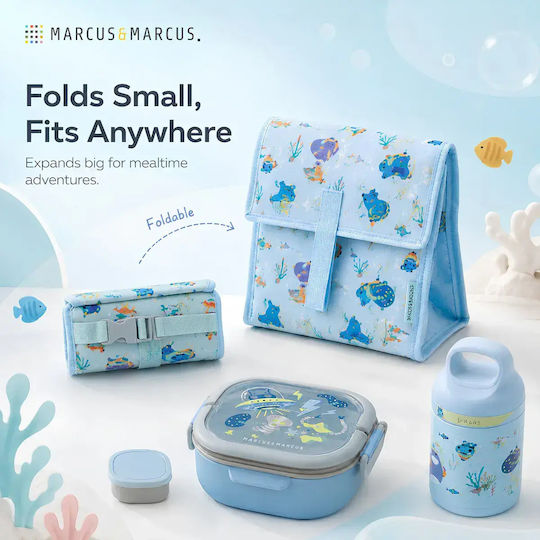 Kinder Isolierte Lunchtasche Marcus Wasserdichte Flasche Sealife