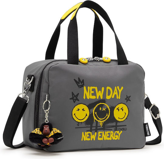 Kipling Kids' Lunch Snack Bag 8 Litre Grey 20x13.5x25cm