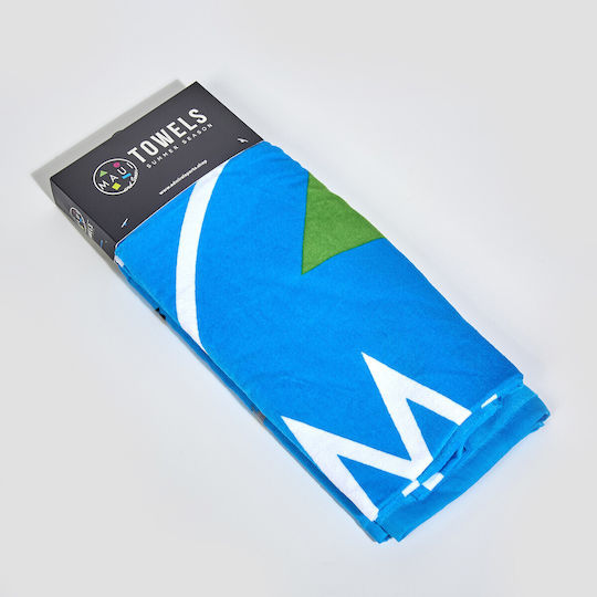 Maui & Sons Light Blue Beach Towel 170x90cm