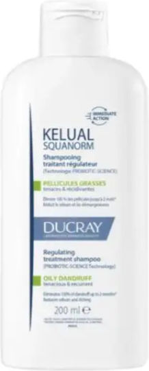 Ducray Kelual Squanorm Шампоан Против Пърхот за Мазна Коса 400ml