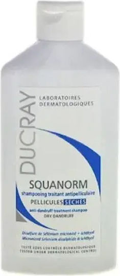 Ducray Squanorm Шампоан Против Пърхот и Суха Кожа за Суха Коса 200ml