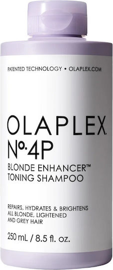 Olaplex No.4P Blonde Enhancer Toning Shampoos für Gefärbt Haare 250ml