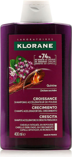 Klorane Quinine Length Nourishing/Reconstructing & Shine Shampoo for All Hair Types 400ml
