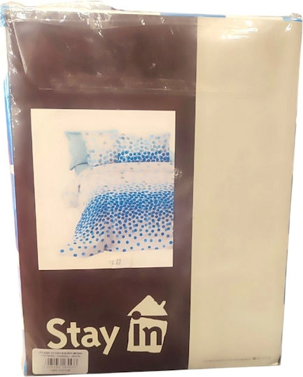 Kentia Set Husă de Pilotă 100% Bumbac 240x270cm Dublă Extra cu 2 Fețe de Pernă Sc-vișiniu