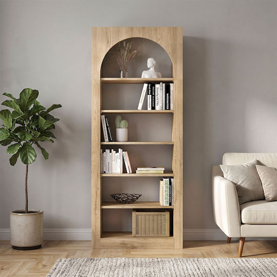 Βιβλιοθήκη Voila Sepet Oak 74x35x180εκ.