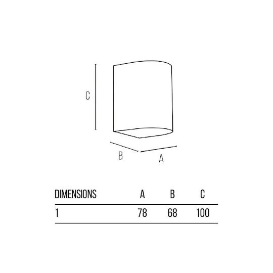 Bot Lighting Wall-Mounted Outdoor Spot Light GU10 IP54