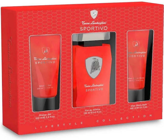 Tonino Lamborghini Sportivo Men's Fragrance Set with Eau de Toilette