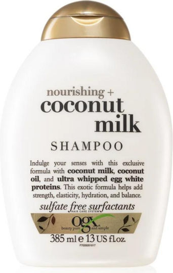 OGX Nourishing + Coconut Milk Шампоан Възстановяване/Подхранване и Хидратация за Всички Типове Коса 385ml