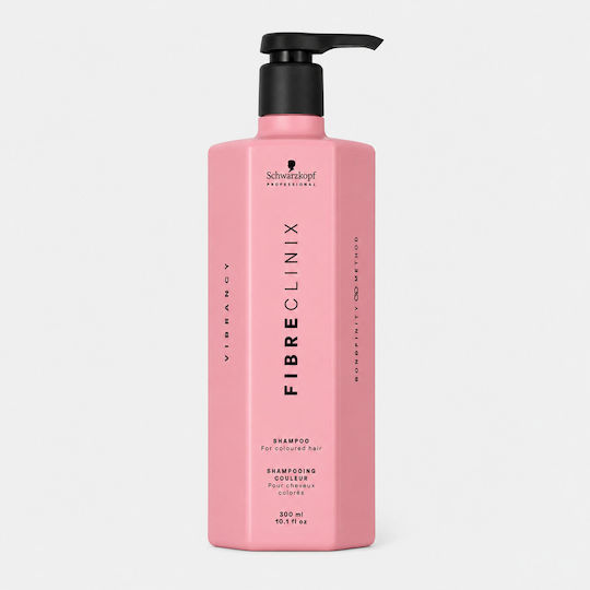 Schwarzkopf Fibre Clinix Vibrancy Shampoos Glättung & Glanz für Gefärbt Haare 1000ml