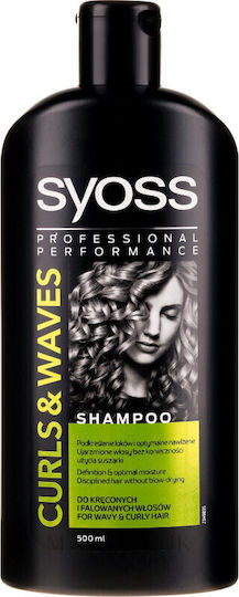 Syoss Curls & Waves Σαμπουάν Ενυδάτωσης για Σγουρά Μαλλιά 440ml
