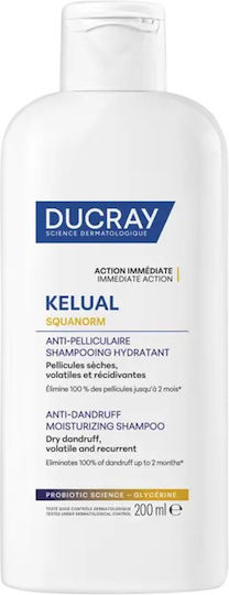 Ducray Kelual Squanorm Shampoos Against Dandruff & Dry Scalp 200ml