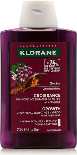 Klorane Quinine Length Σαμπουάν Αναδόμησης/Θρέψης για Όλους τους Τύπους Μαλλιών 200ml