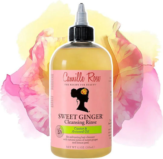 Camille Rose Sweet Ginger Sampon De Par Hidratare Pentru Toate Tipurile De Păr 355ml