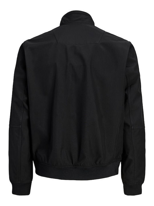 Winter Softshell Waterproof and Windproof Jacket Black