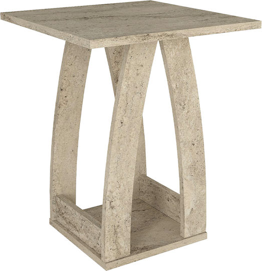 Нощно шкафче Deros Дървено Бежово 45x45x56cm