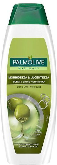 Palmolive Naturals Long and Shine Shampoos Glättung & Glanz für Alle Haartypen 350ml