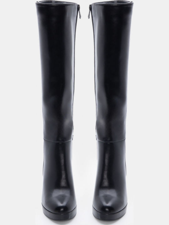 Damenstiefel mit Hohem Absatz Schwarz