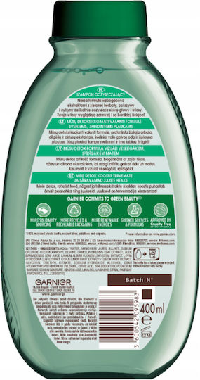Garnier Botanic Therapy Green Tea Eucalyptus & Citrus Shampoos Shine for All Hair Types 400ml