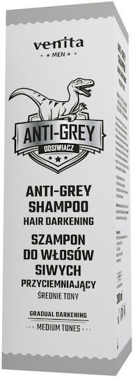 Venita Herren Dunkelndes Shampoo Graue Haare Mittlere Töne 200ml