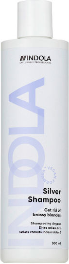 Indola Exclusively Professional Silver Shampoos Hydration & Shine for Coloured Hair 300ml