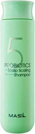 Masil 5 Probiotics Scalp Scaling Shampoo Probiotic Shampoo For Deep Cleansing Sulfate-Free 300ml
