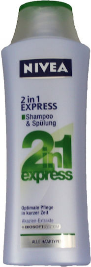 Nivea 2 in1 Express Conditioner Shampoos for All Hair Types 250ml
