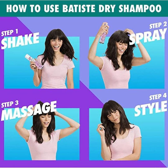 Batiste Tempt Trocken Shampoos für Ölig Haare 200ml