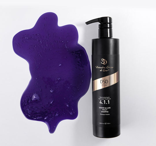 DSD de Luxe 4.1.1 Violet Restructuring & Hair Loss Treatment Shampoos gegen Haarausfall für Alle Haartypen 500ml