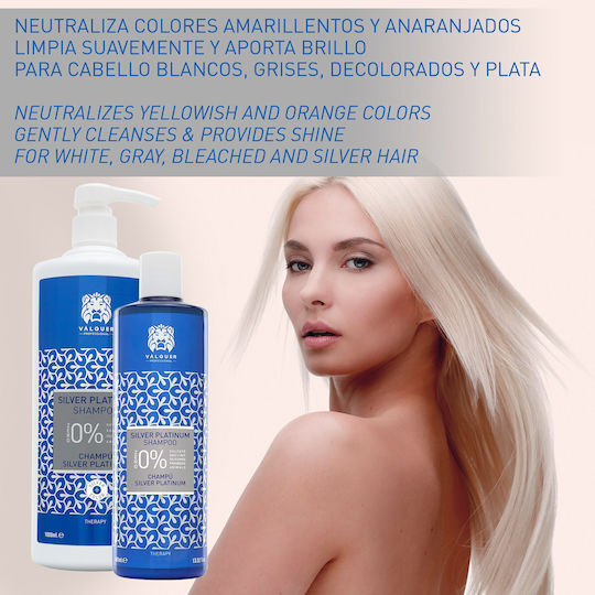 Valquer Sampon de Păr Silver Platinum Pentru Vopsit 400ml