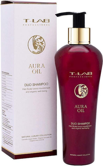 T-Lab Aura Oil Shampoos Feuchtigkeit für Alle Haartypen 1x300ml