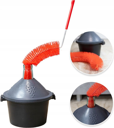 Angular Brush for Washing Demijohns Wine Demijohns Convenient Effective
