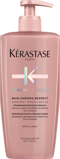 Kérastase Chroma Absolu Bain Chroma Respect Shampoos für Empfindliche Kopfhaut für Gefärbt Haare 500ml