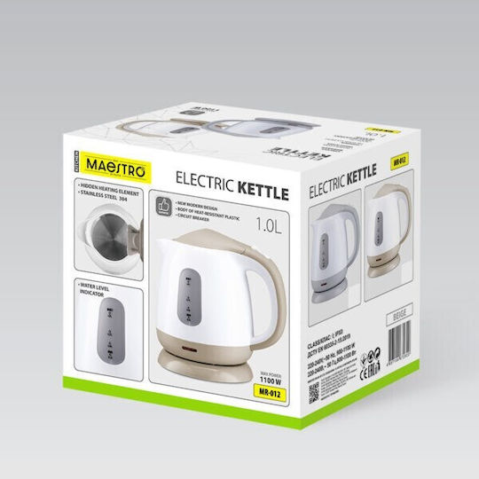Електрическа кана Maestro Mr-012-grey 1 L 1100 W