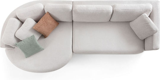 Venezia Ecke Sofa mit Linke Ecke Weiß