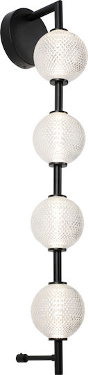 Viokef Clair Classic Lamp Wall with Socket E27 Brown 13.5x13.5x200cm